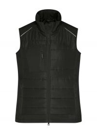 Steppwesten für Damen Schwarz